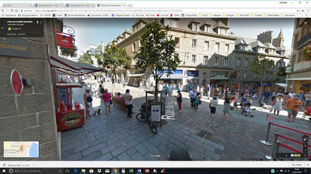 Jacques Melchior Meuble De Tourisme 3 Etoiles Intra Muros Saint-Malo Exterior photo